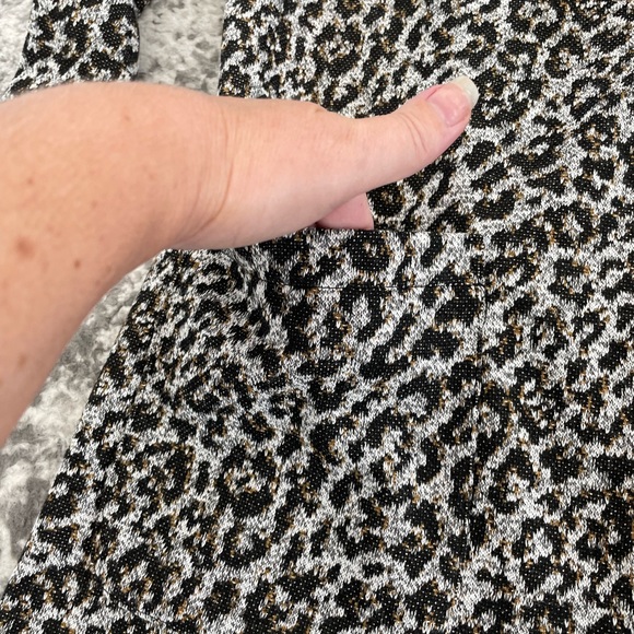 3/$50 NWT leopard blazer sz xs. - Picture 3 of 4